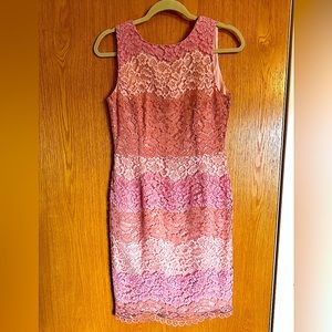 Tahari Size 6 Lace Dress